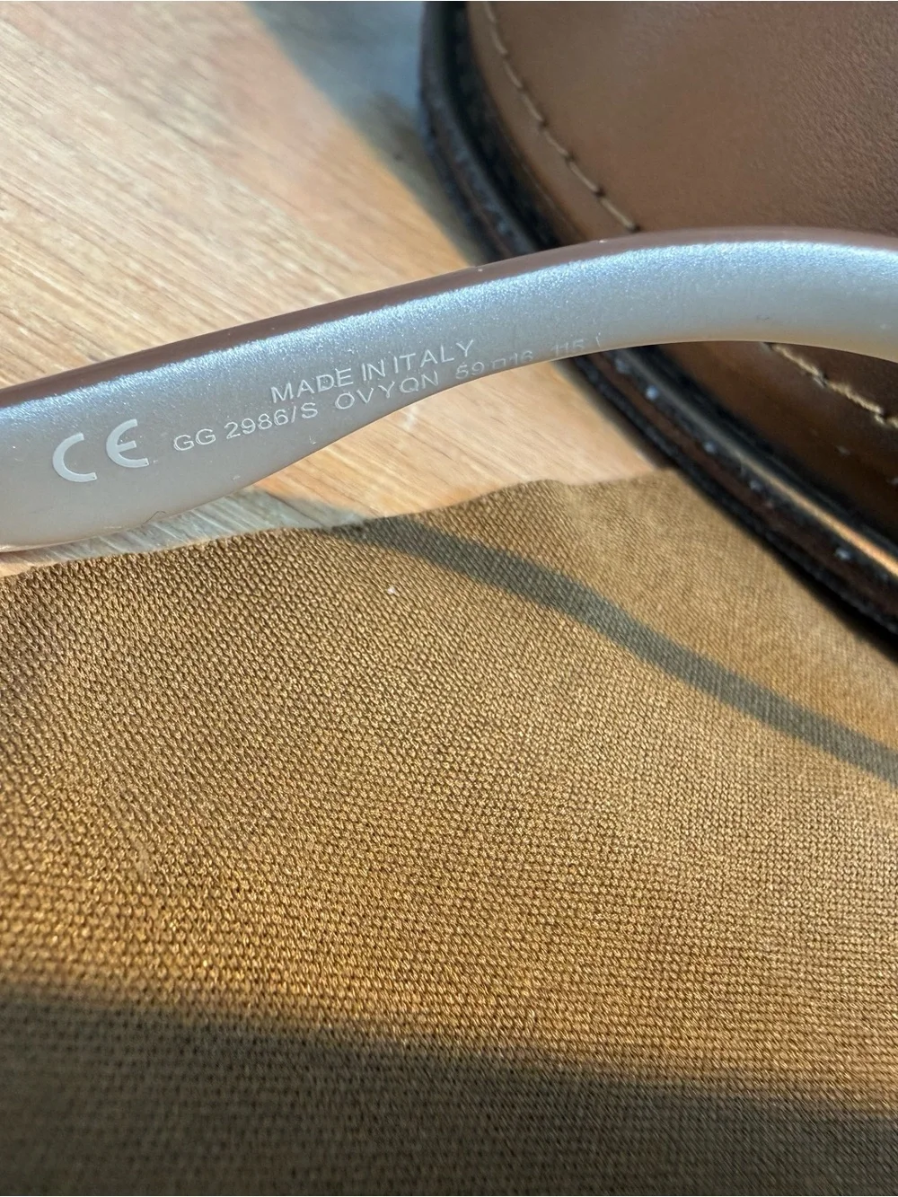 Gucci Women's Translucent Light Gray Round Sunglasses - Gucci